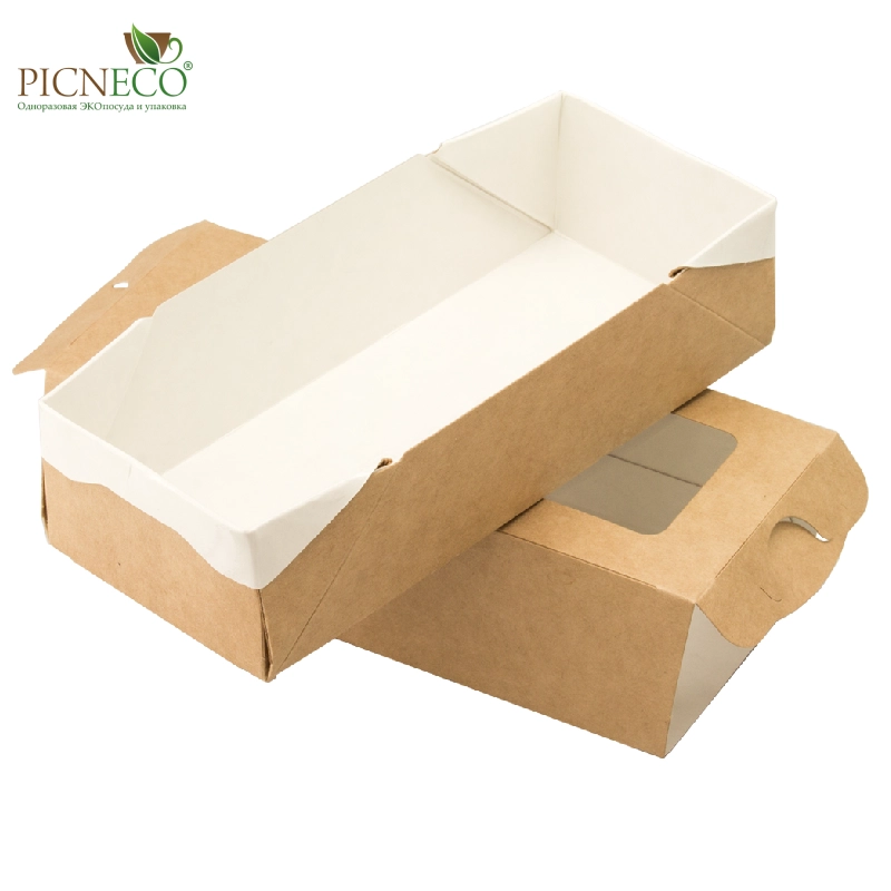 товар Контейнер бумажный, пенал, 500 мл, 170*70*40 мм, крафт BK031